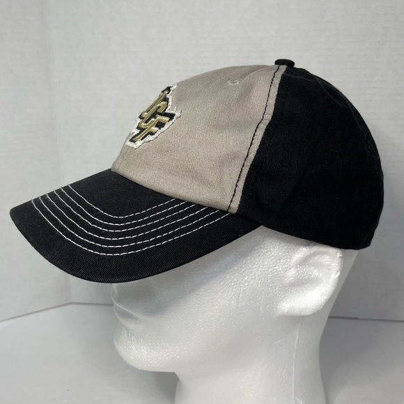 UCF Knights Hat Black Grey Embroidered Logo 100% Cotton Sporty Fan Favorite OSFA - Picture 2 of 14